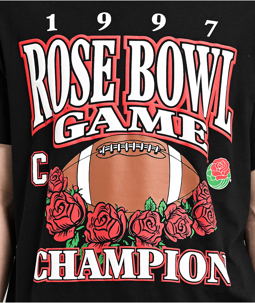 Champion Rose Bowl Black T-Shirt