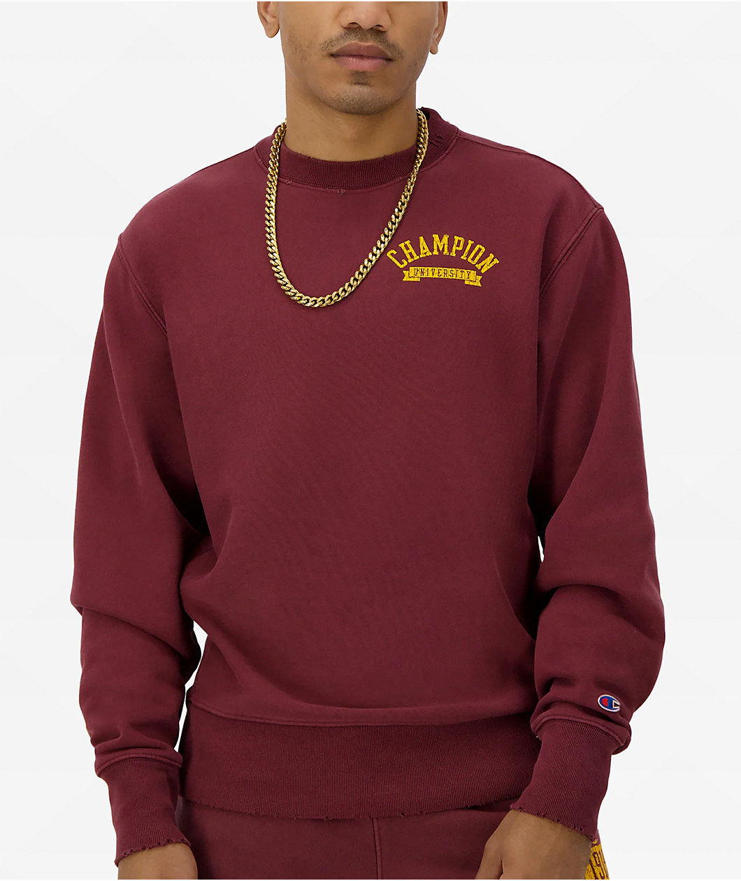 Champion Time Capsule Red Crewneck Sweatshirt