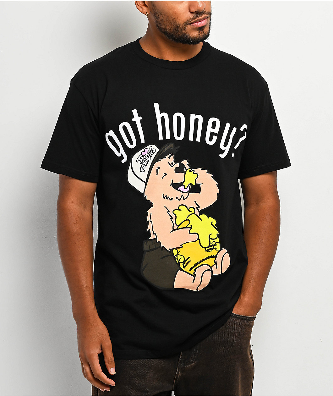 Chicos Toxicos Got Honey Black T-Shirt