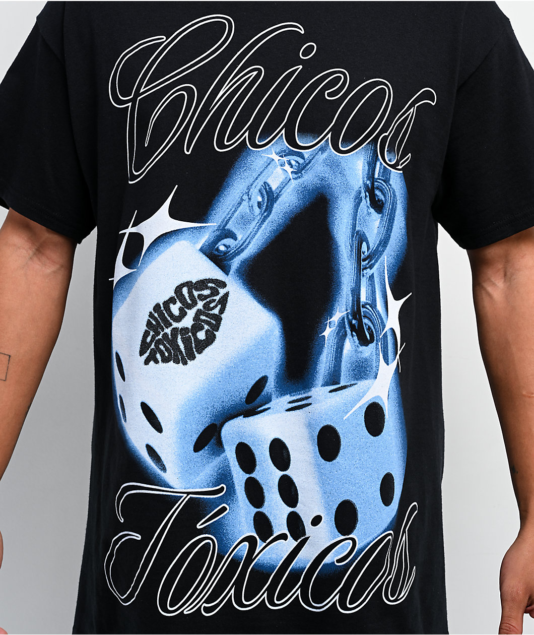 Chicos Toxicos Roll Em Black T-Shirt