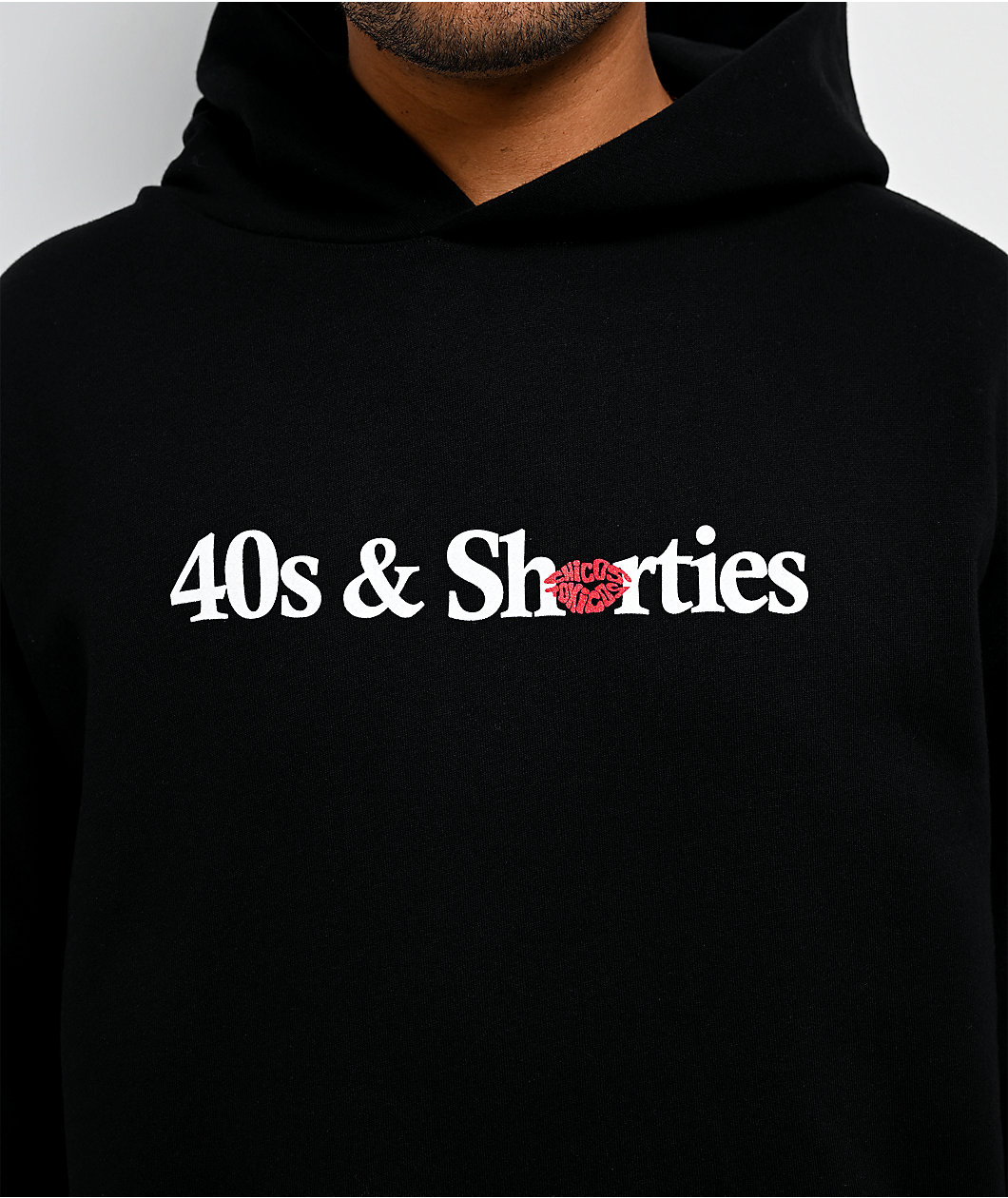Chicos Toxicos x 40s & Shorties Black Hoodie