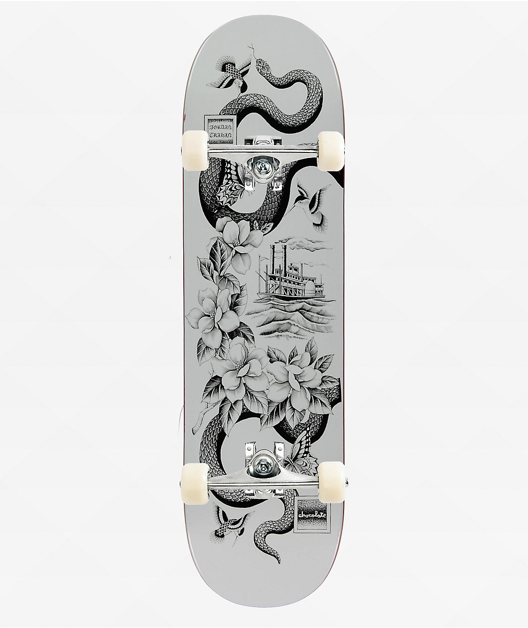 Chocolate 7.75" Trahan Bayou Skateboard Complete