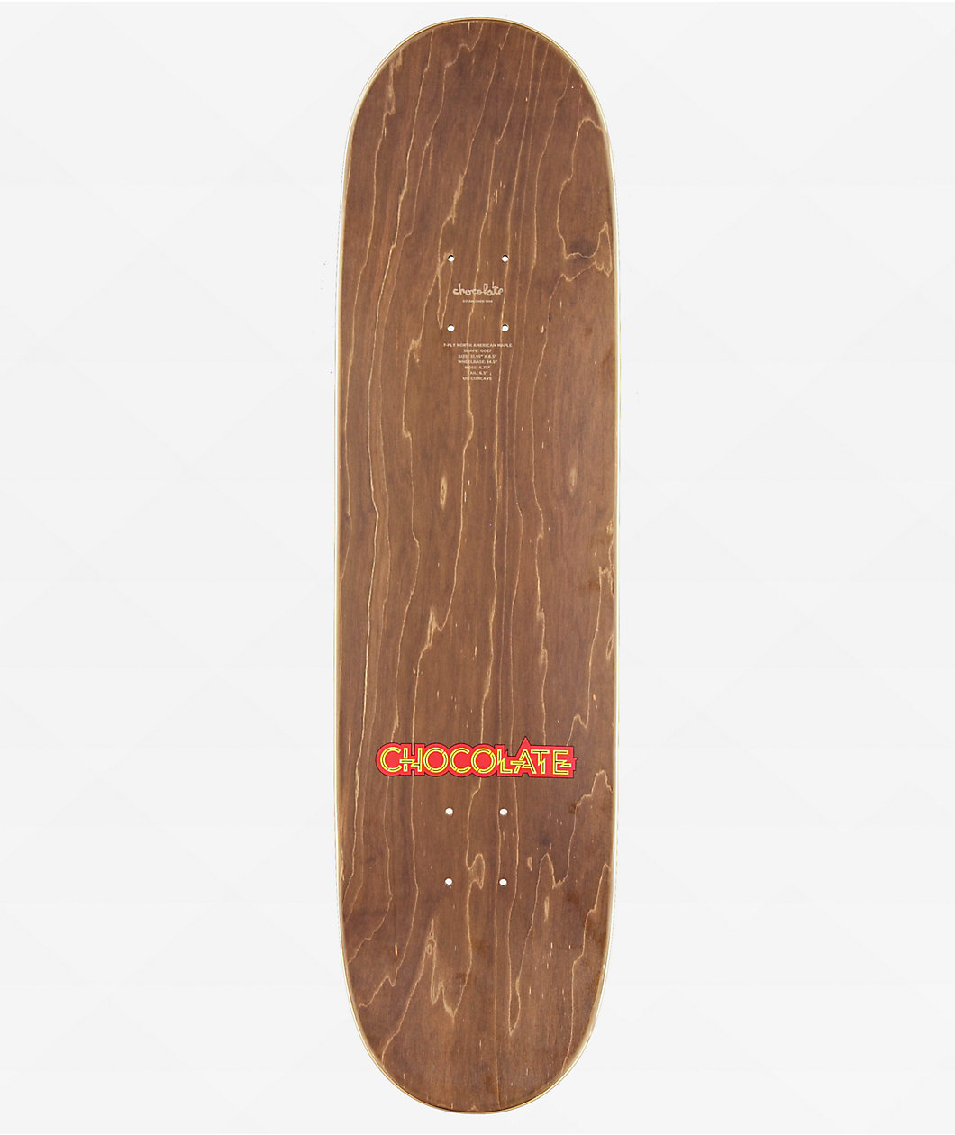 Chocolate Aikens Heritage Logo 8.5" Skateboard Deck