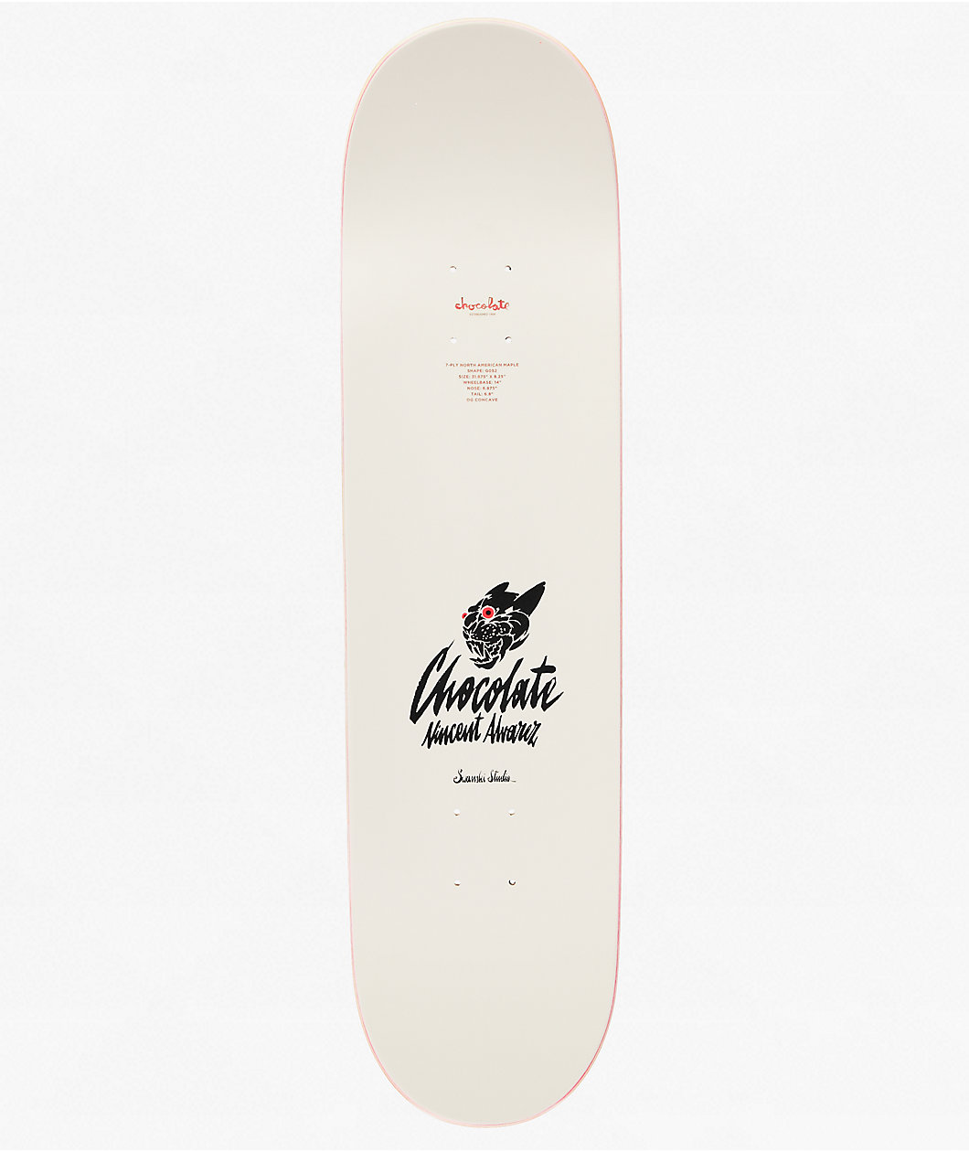 Chocolate Alvarez Swanski Panther 8.25" Skateboard Deck