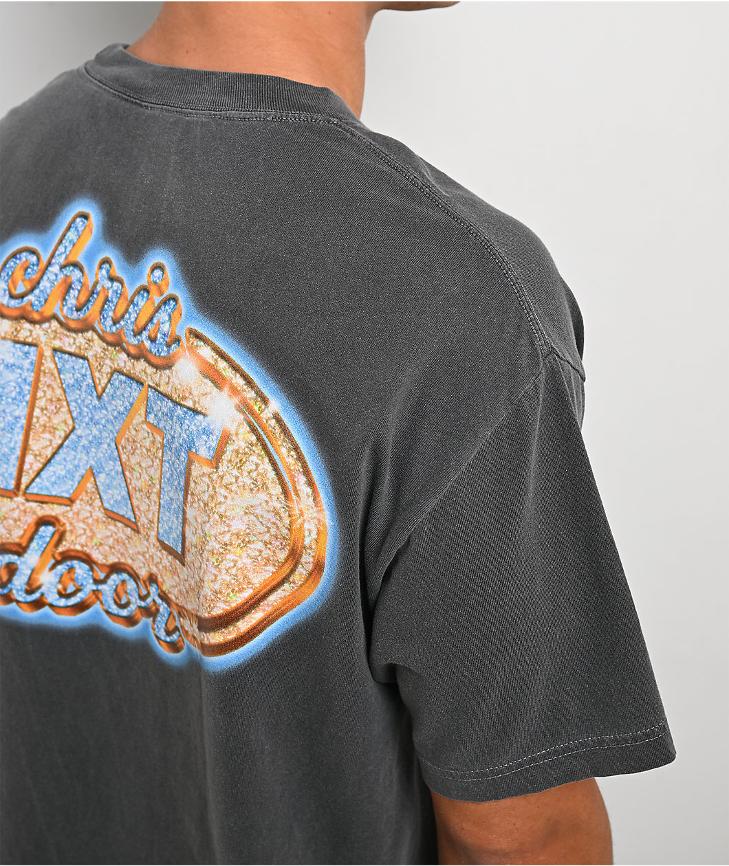 Chrisnxtdoor Shine On Grey Wash T-Shirt