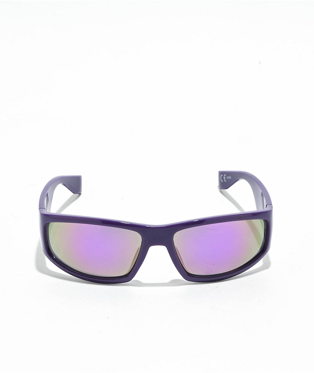 Chunky Purple Racer Sunglasses