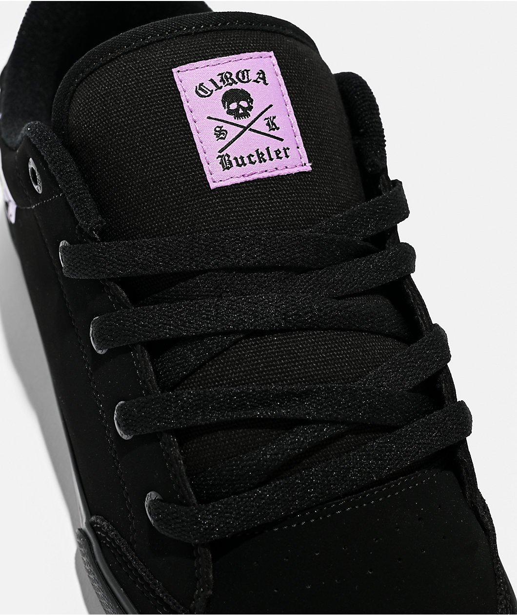 Circa Buckler Black & Lilac Skate Shoes