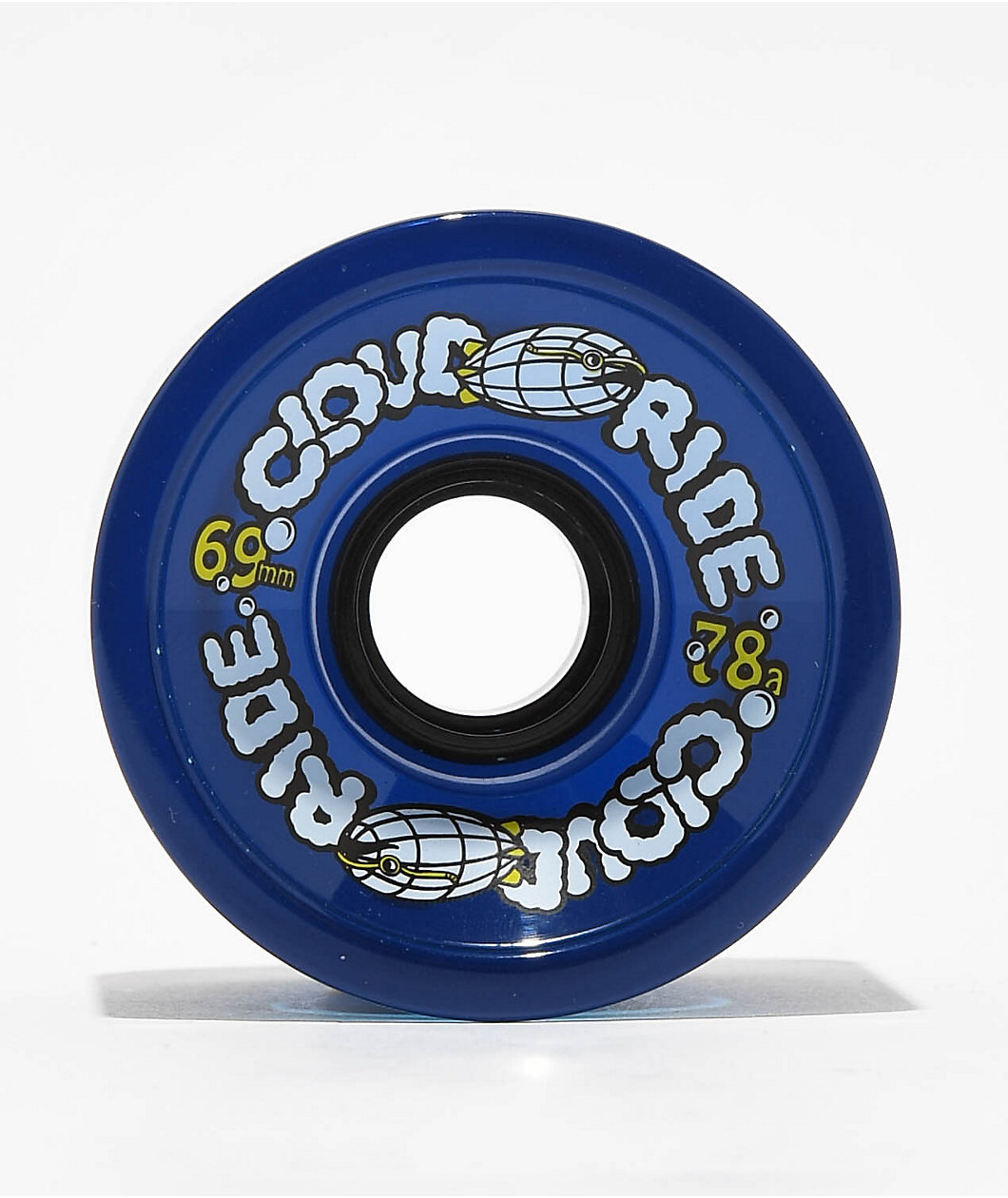 Cloud Ride Clear Midnight Blue 69mm 78a Cruiser Skateboard Wheels