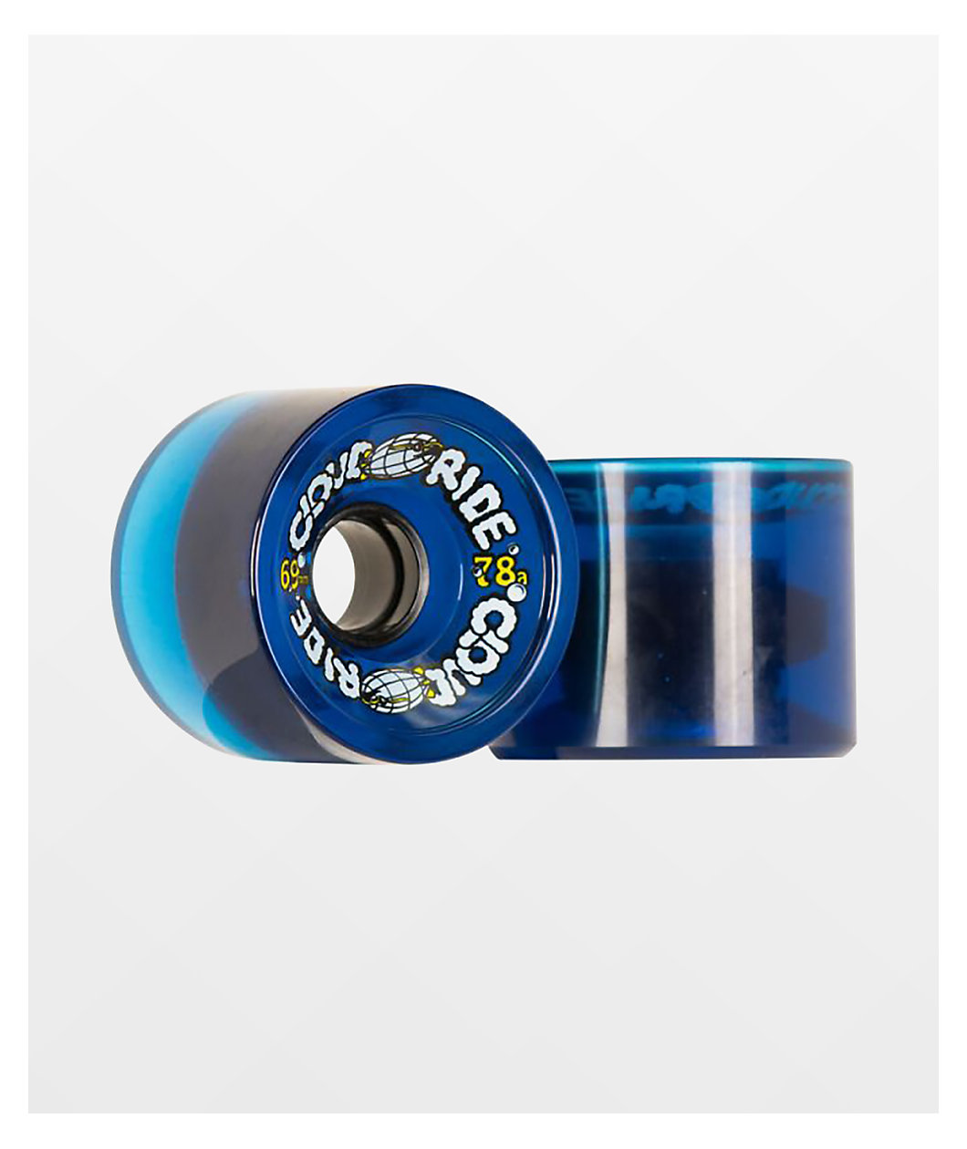 Cloud Ride Midnight Clear Blue 69mm 78a Cruiser Skateboard Wheels
