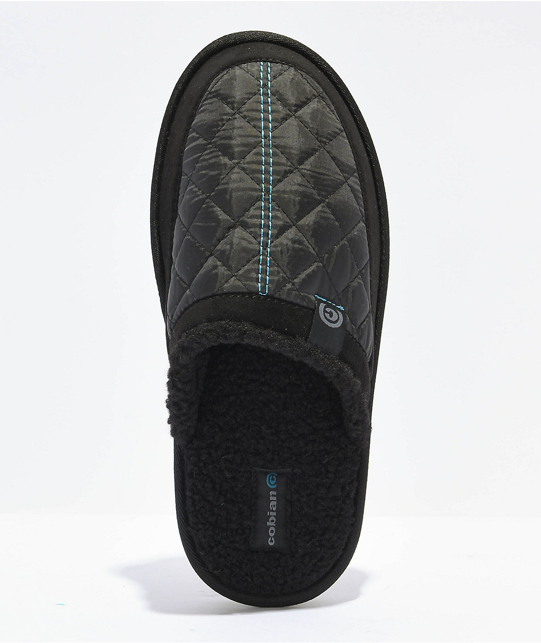 Cobian Happy Camper Black Mule Slippers