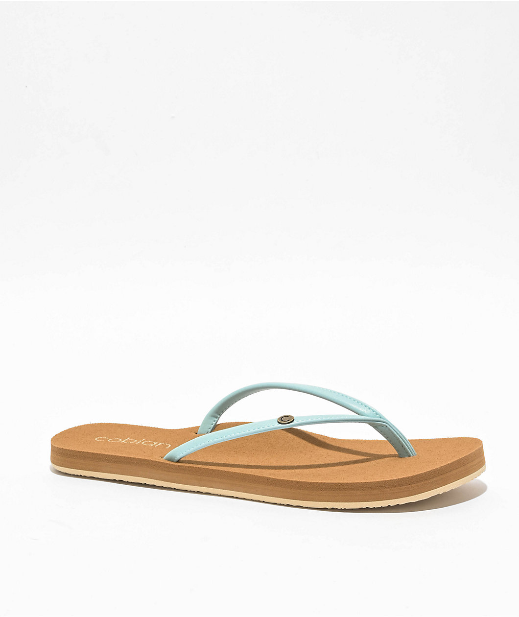 Cobian Nias Bounce Blue & Tan Sandals