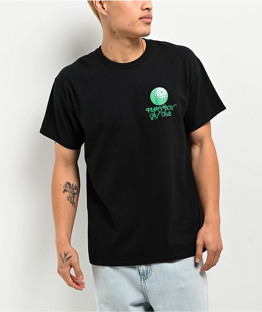 Color Bars X Playboy Golf Core Black T-Shirt