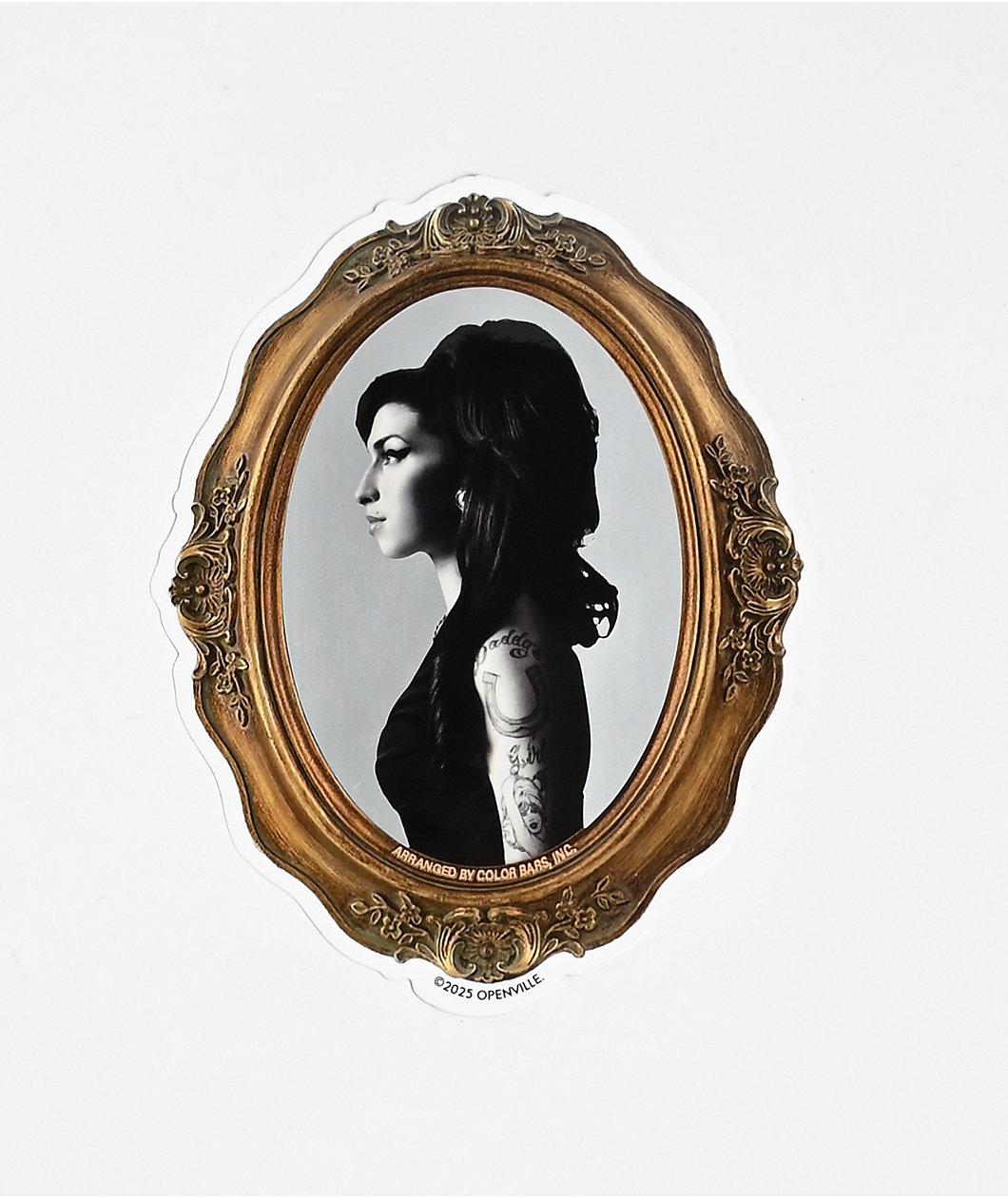 Color Bars x Amy Winehouse Mirror Sticker