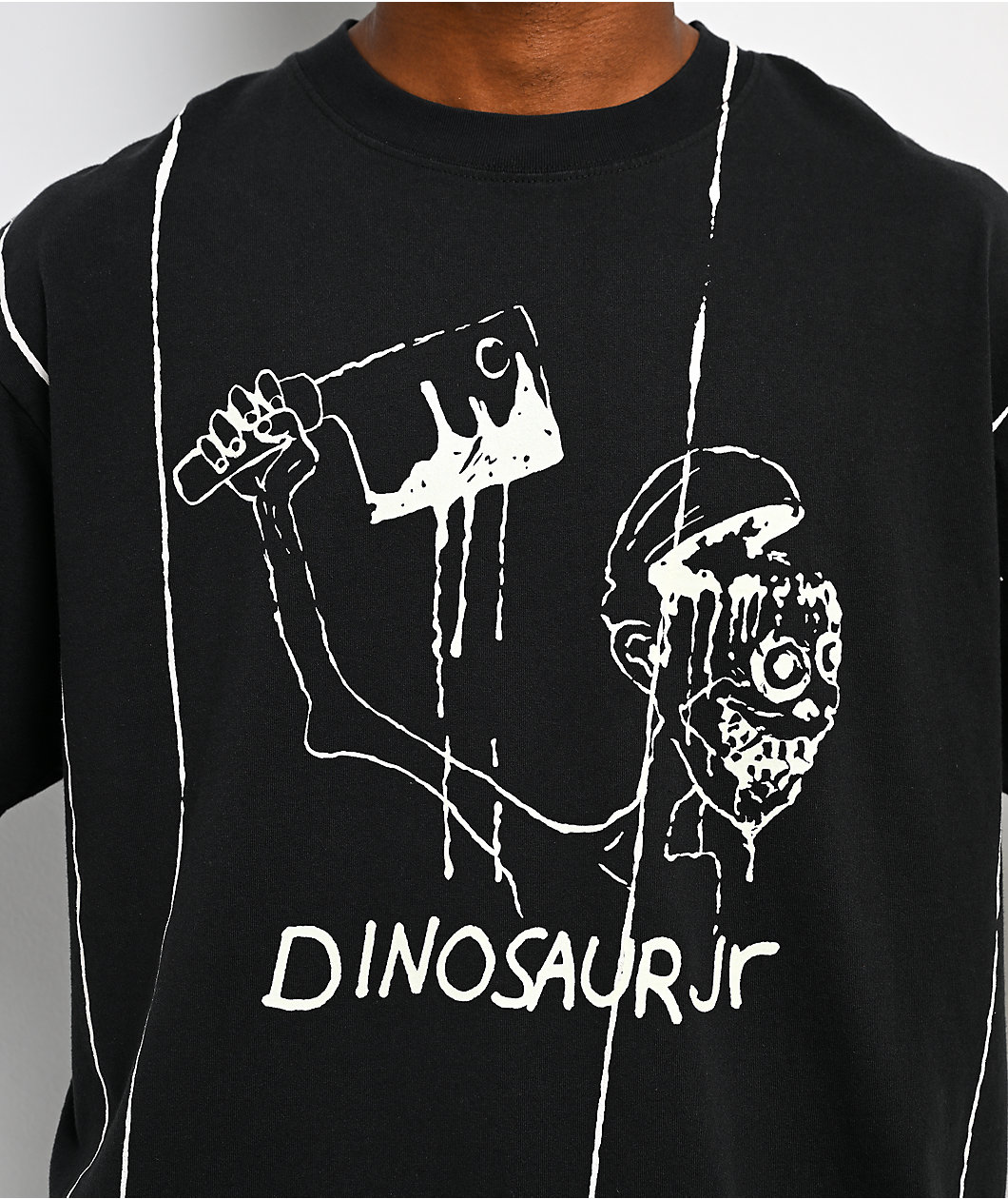 Color Bars x Dinosaur Jr. Star Black T-Shirt