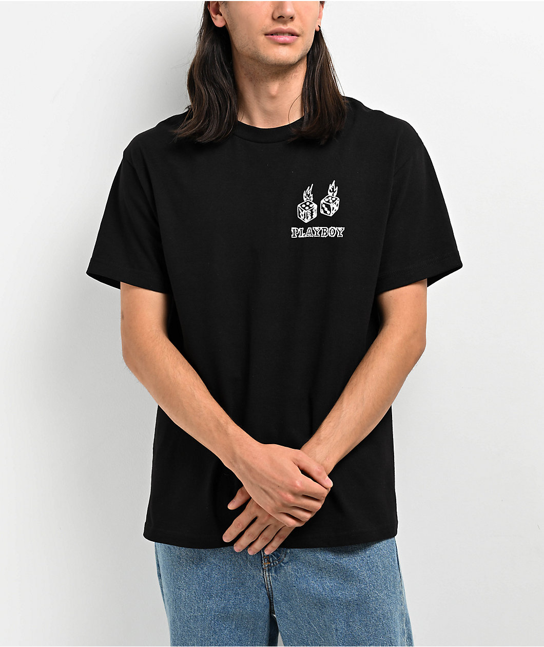 Color Bars x Playboy Sketch Black T-Shirt