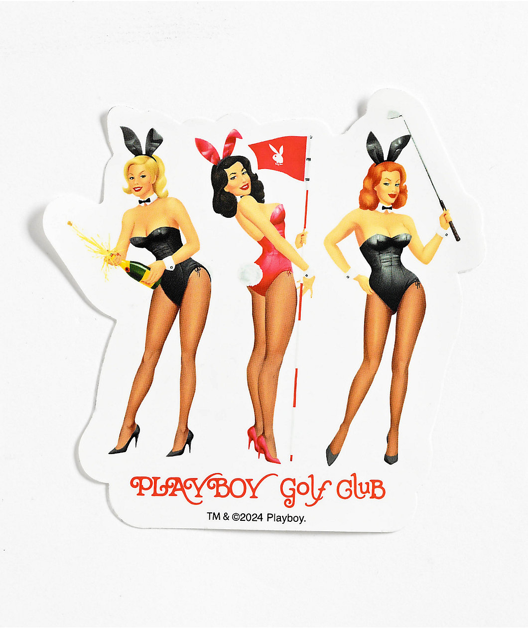 Color Bars x Playboy Whos Your Caddy Sticker