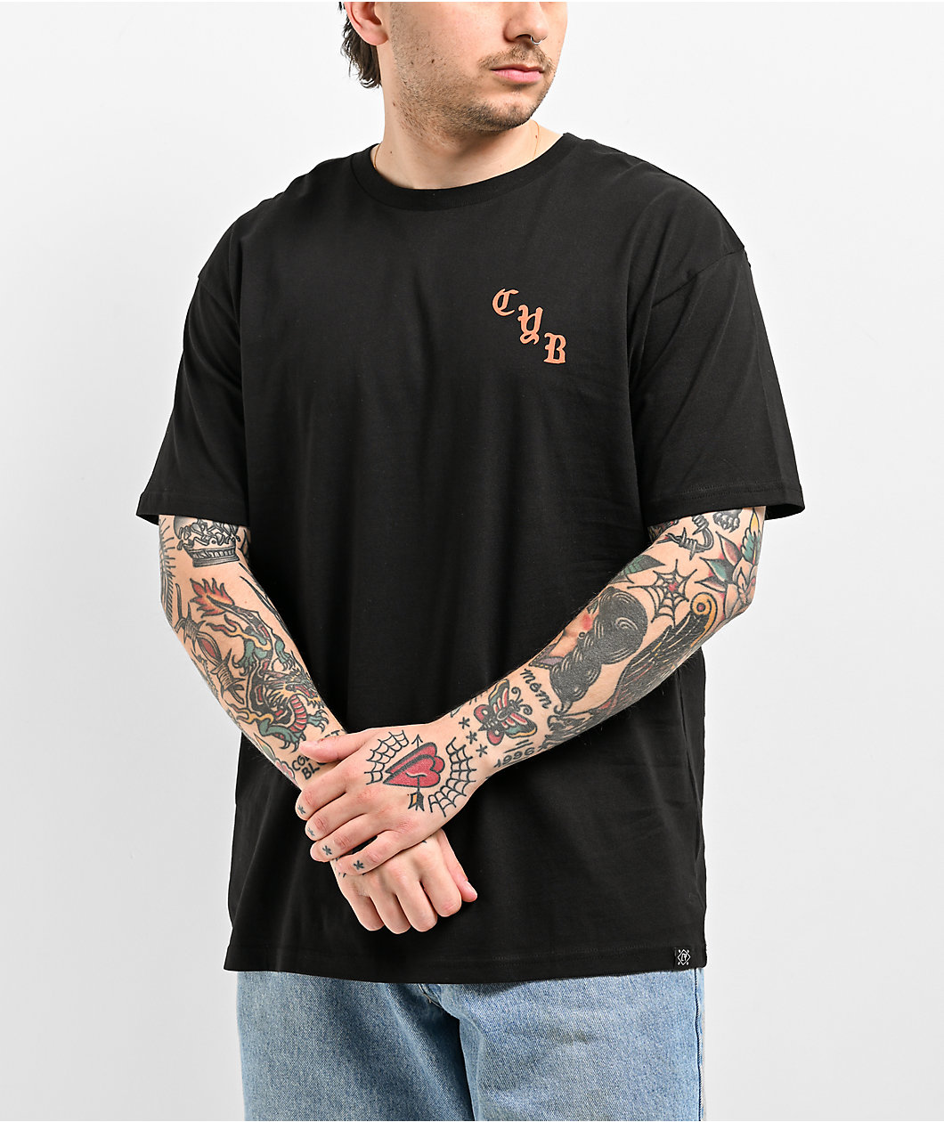 Common Youth 2thebones Black T-Shirt