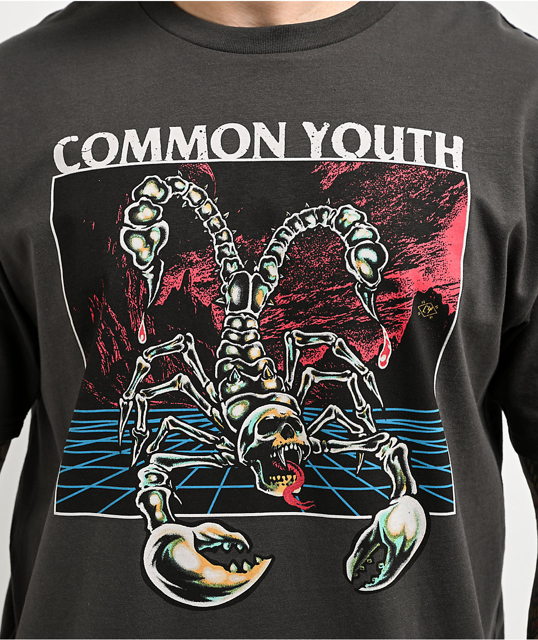 Common Youth Double Dose Charcoal T-Shirt