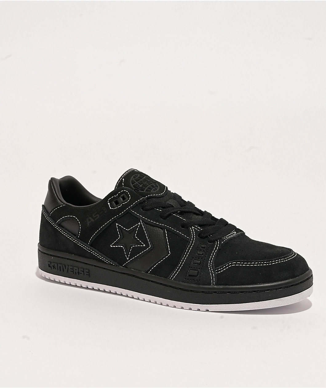 Converse AS-1 Pro Black, Black & White Skate Shoes