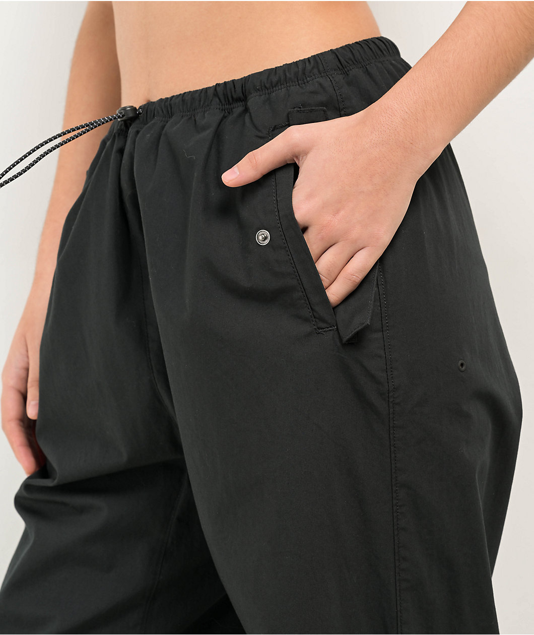 Converse Black Parachute Pants