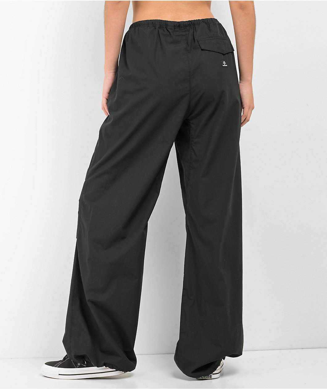 Converse Black Parachute Pants