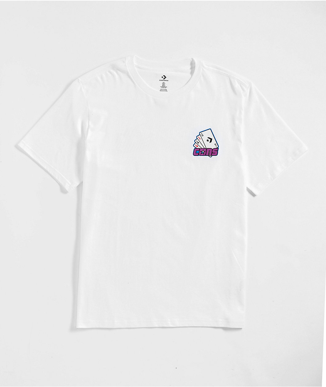 Converse Card Skate White T-Shirt