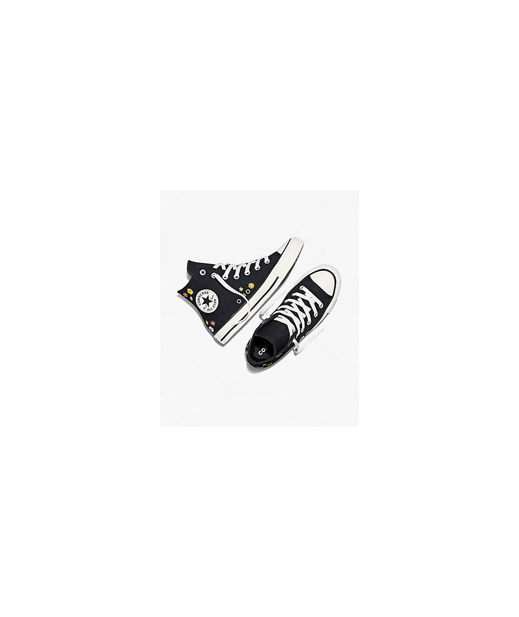 Converse Chuck Taylor All Star Flower Power Black High Top Shoes