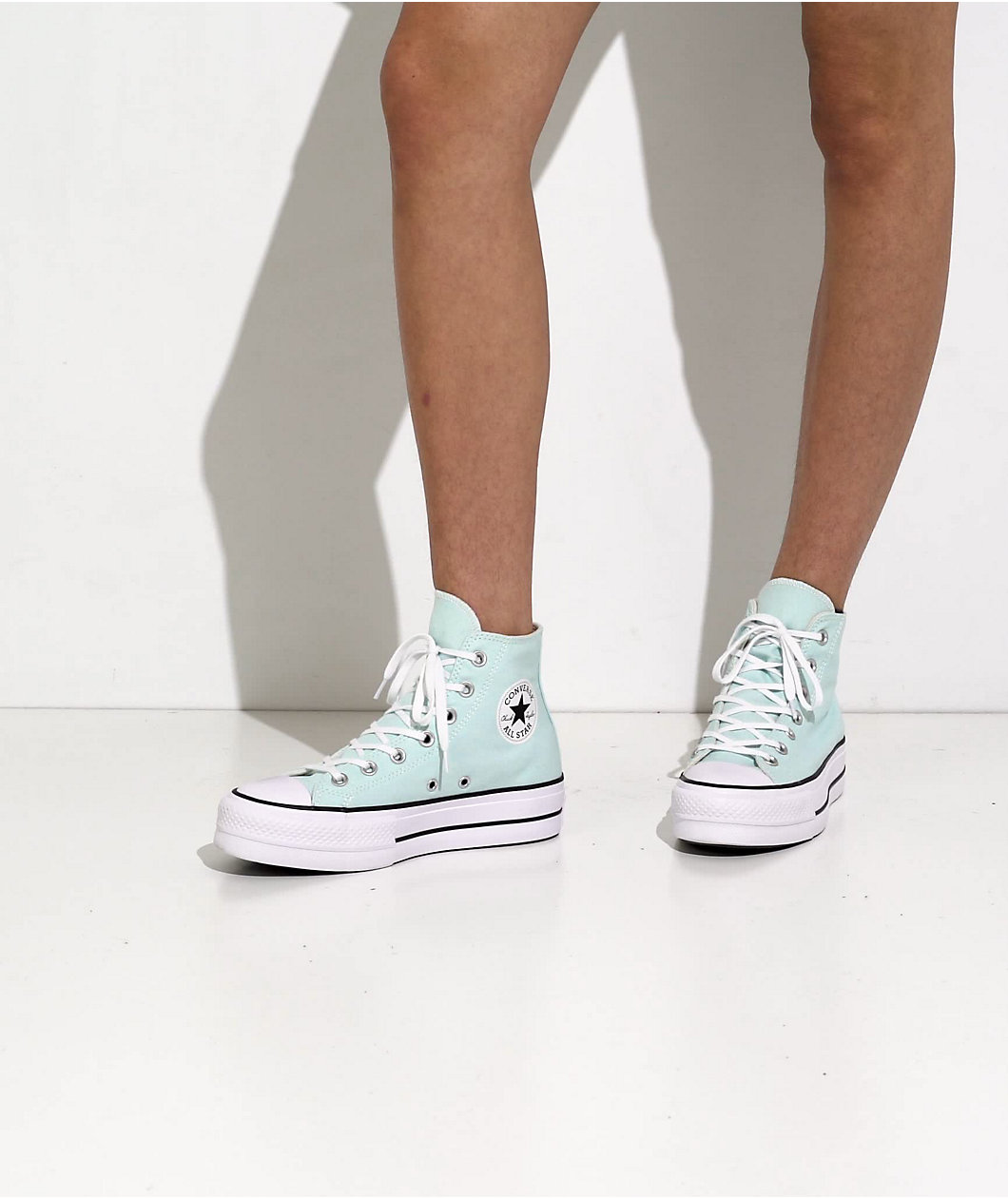 Converse Chuck Taylor All Star Lift Chance Of Rain Blue High Top Shoes