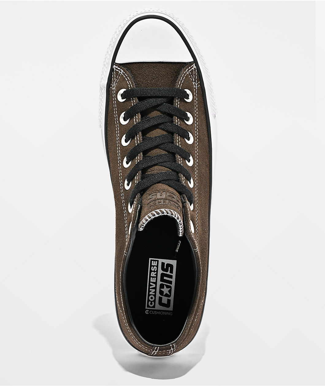 Converse Chuck Taylor All Star Pro Ox Suede Brown & White Shoes