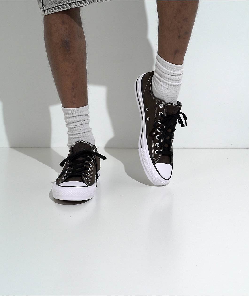 Converse Chuck Taylor All Star Pro Ox Suede Brown & White Shoes