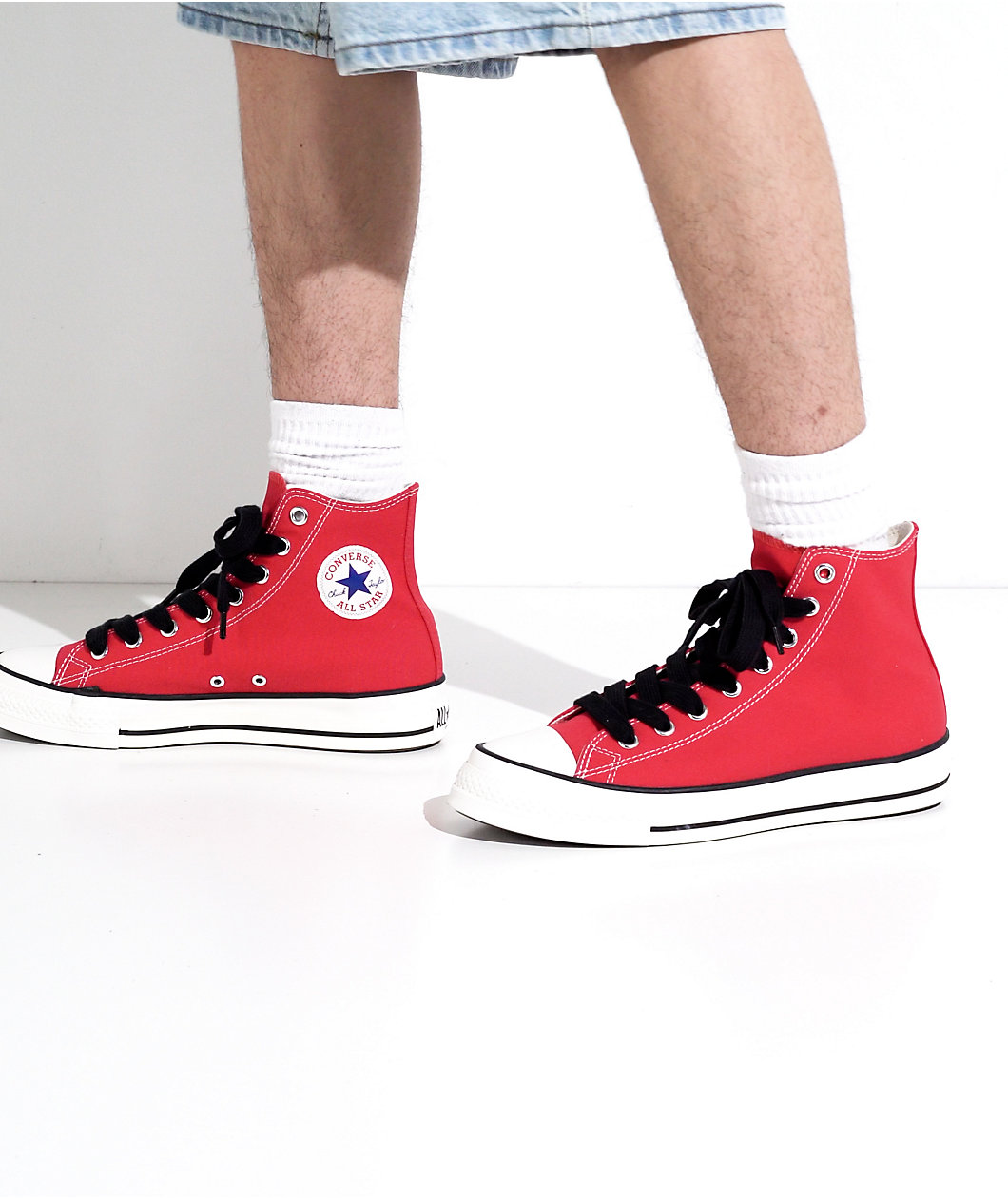 Converse Chuck Taylor All Star Throwback Red & White High Top Shoes