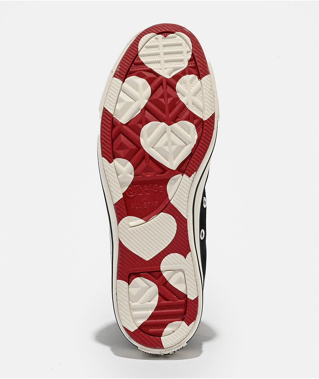 Converse Chucks In Love Chuck Taylor All Star Black & Egret High Top Shoes