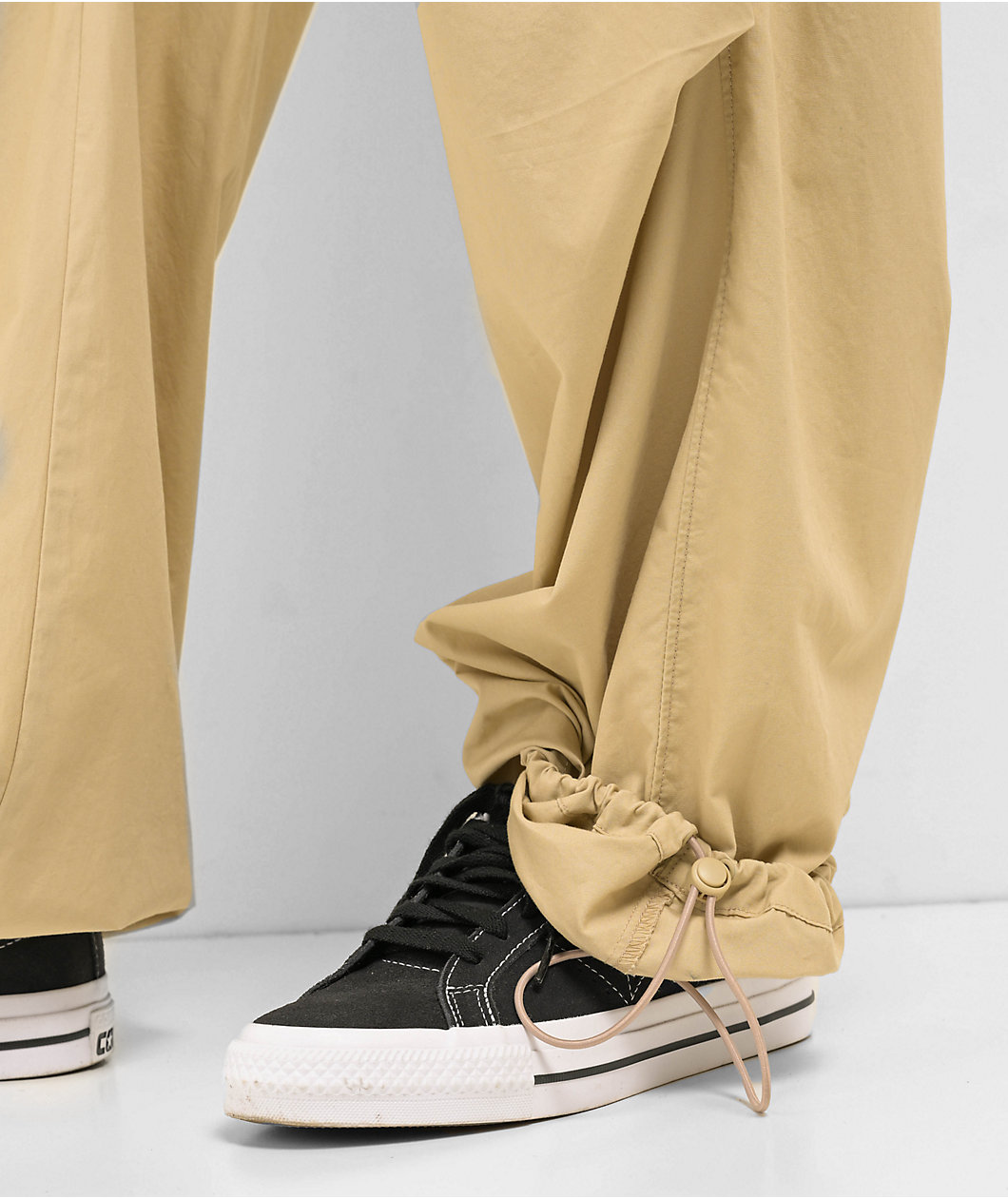 Converse Khaki Parachute Pants