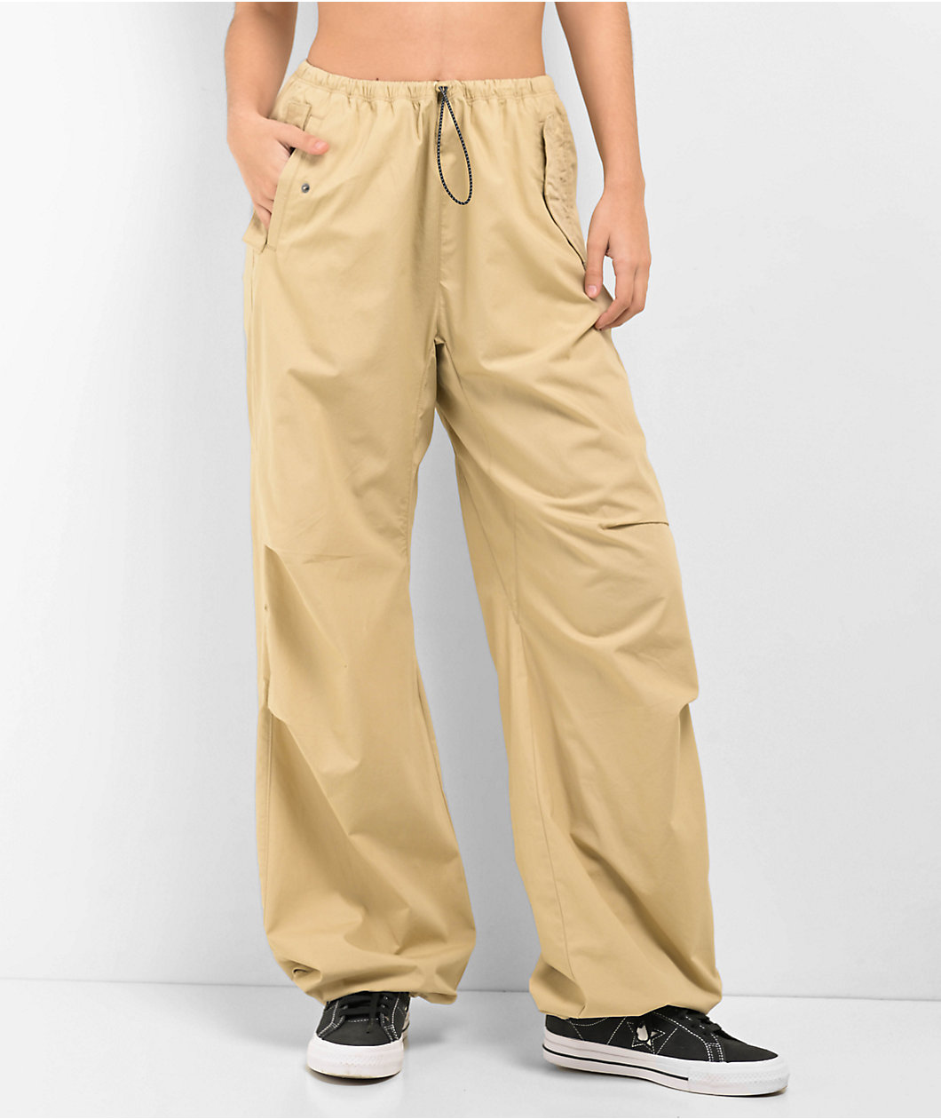 Converse Khaki Parachute Pants