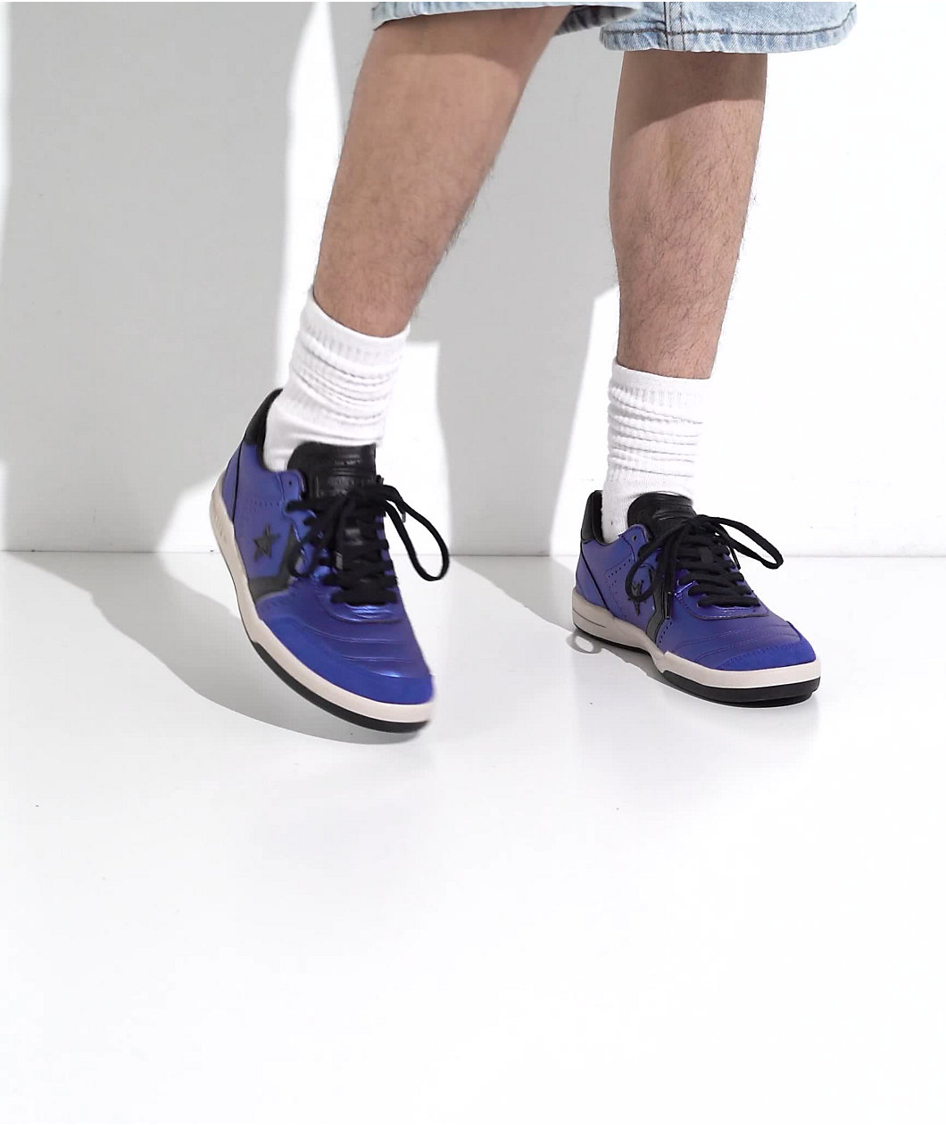 Converse Louie Lopez Pro 2 Blue & Silver Skate Shoes