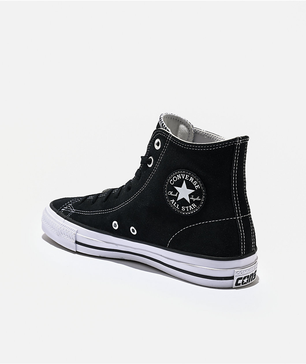 Converse Milton Martinez Chuck Taylor All Star Pro Black Suede Skate Shoes