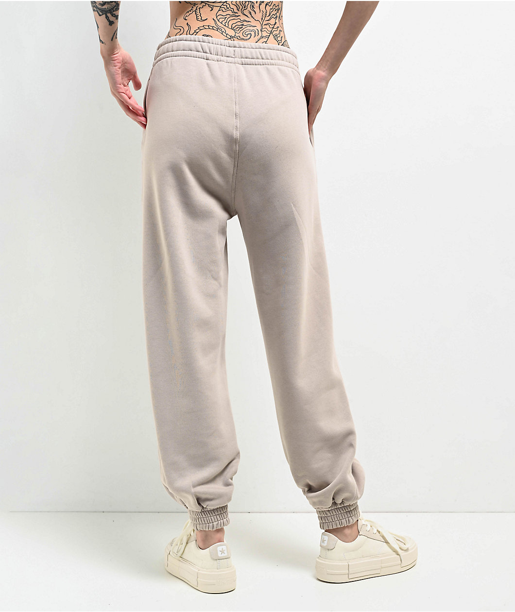 Converse Retro Chuck Taylor Cream Knit Sweatpants