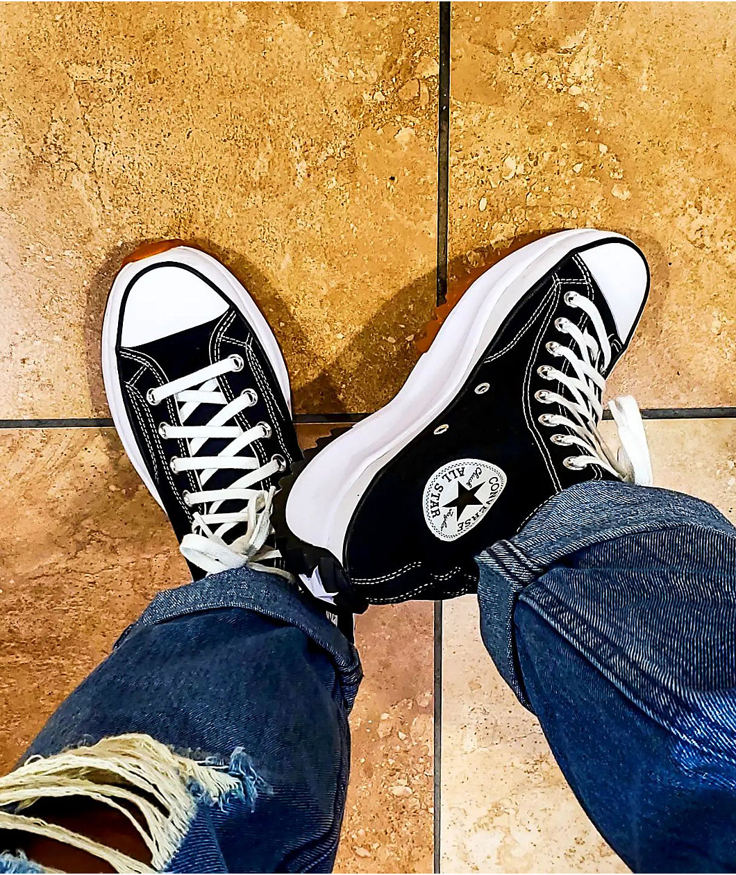 Converse Run Star Hike Black High Top Shoes
