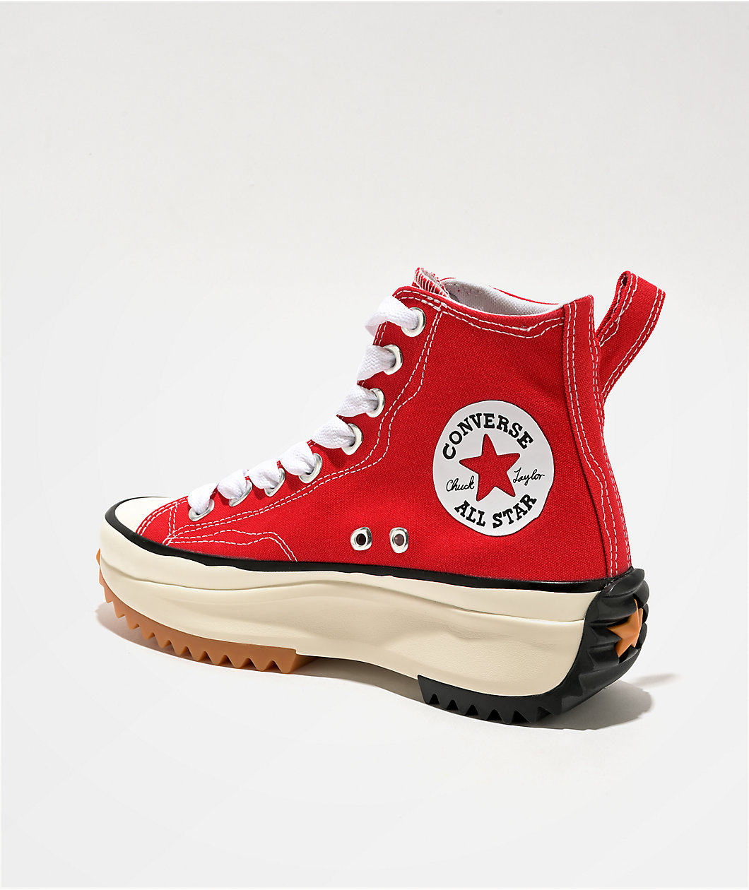 Converse Run Star Hike Sketch Red & Black High Top Shoes