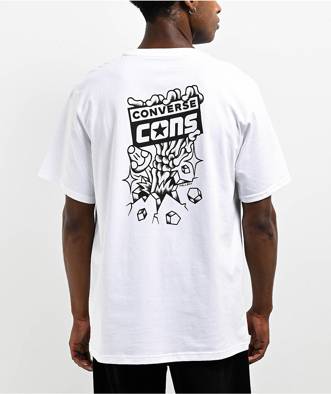 Converse Skeleton Grip White T-Shirt