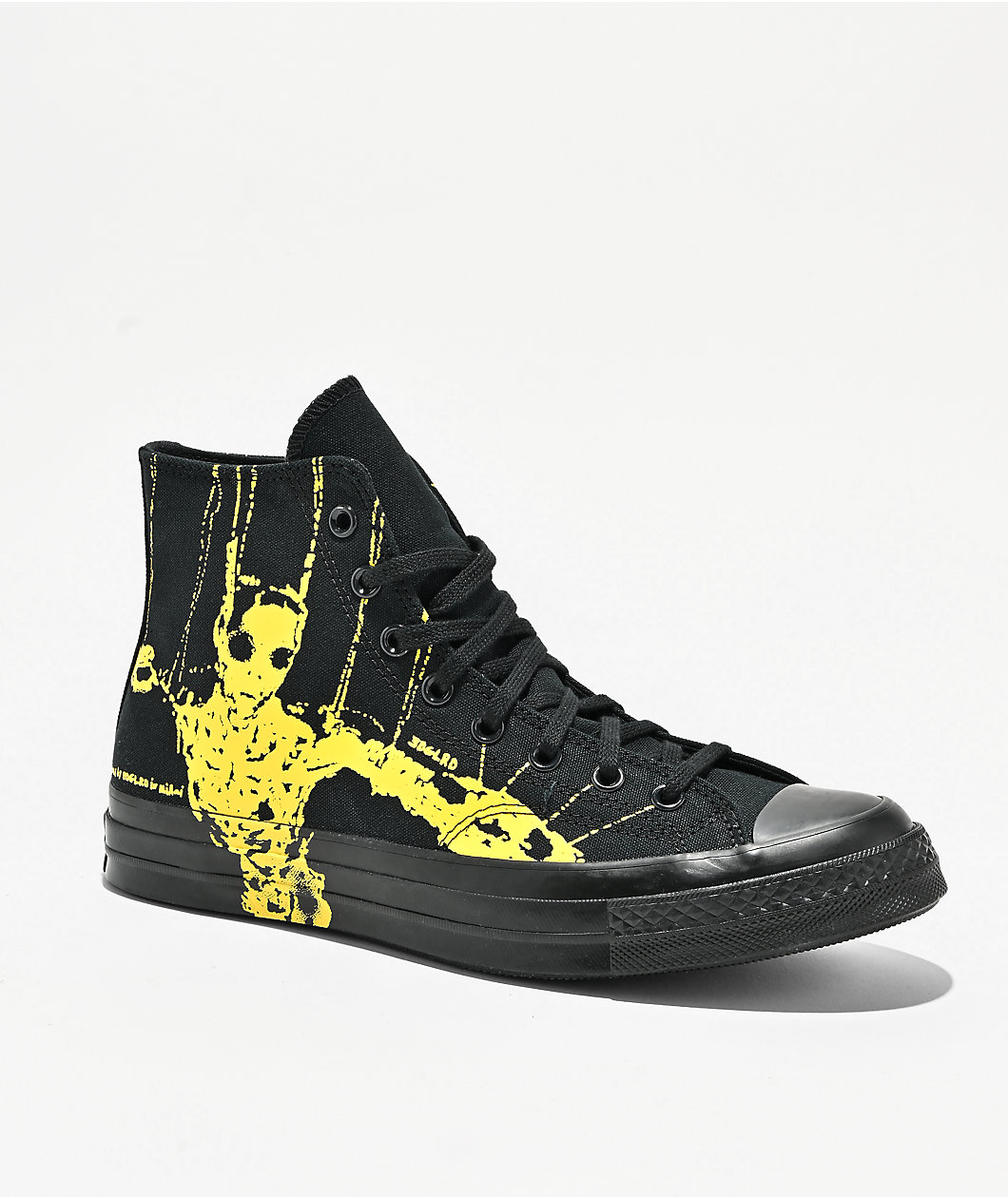 Converse x EDGLRD Chuck 70 Hi Black & Yellow Shoes