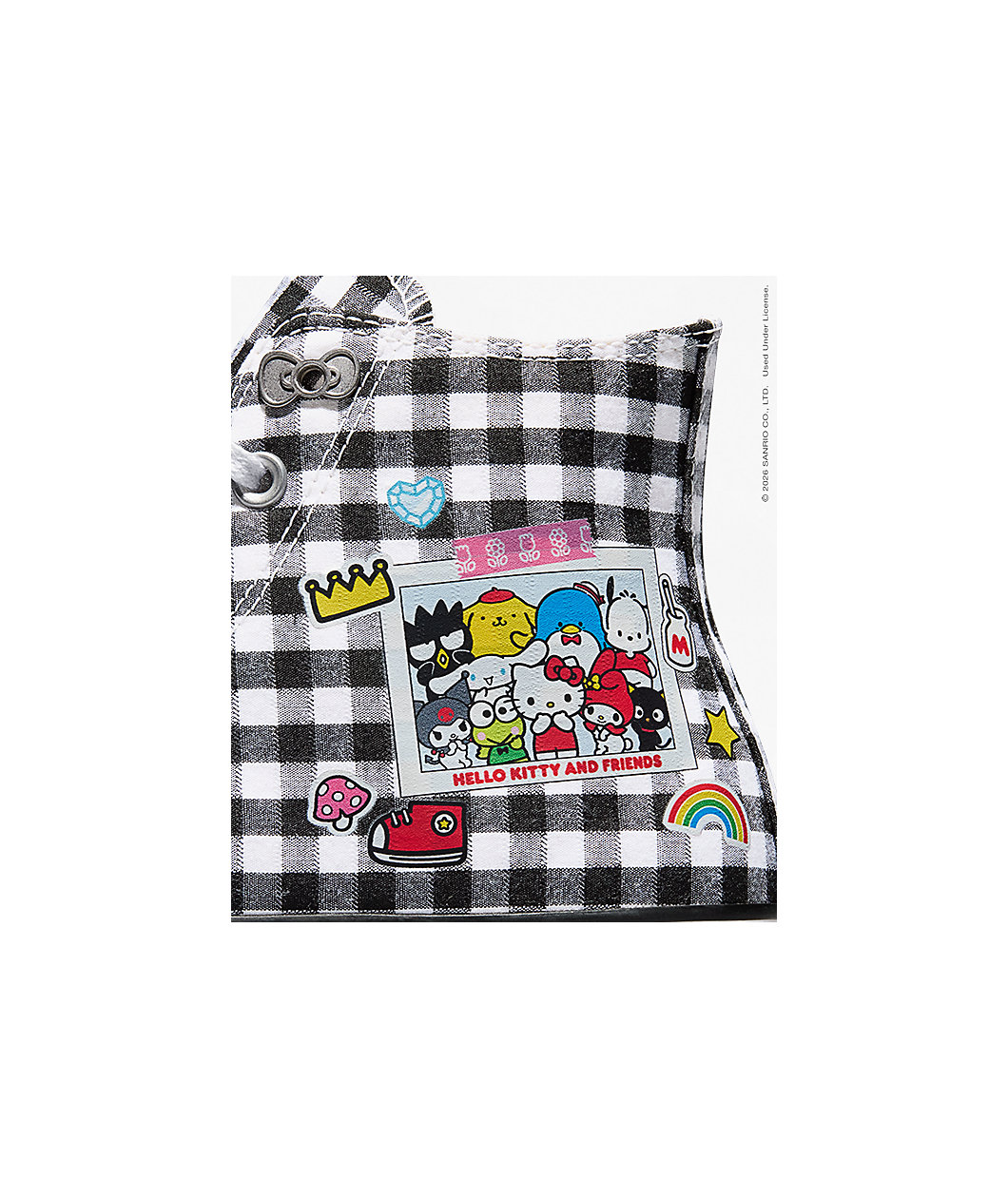 Converse x Hello Kitty & Friends Chuck Taylor All Star Black & White High Top Shoes