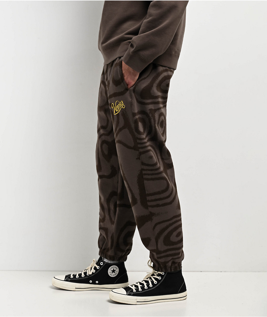 Converse x Wonka Brown Jogger Sweatpants