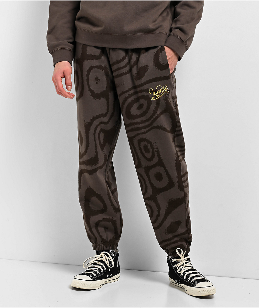 Converse x Wonka Brown Jogger Sweatpants