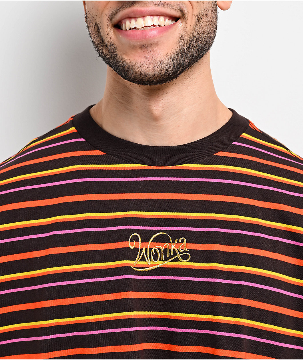 Converse x Wonka Brown Stripe T-Shirt