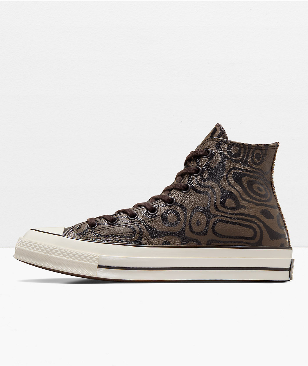 Converse x Wonka Chuck 70 Chocolate Swirl Leather Skate Shoes