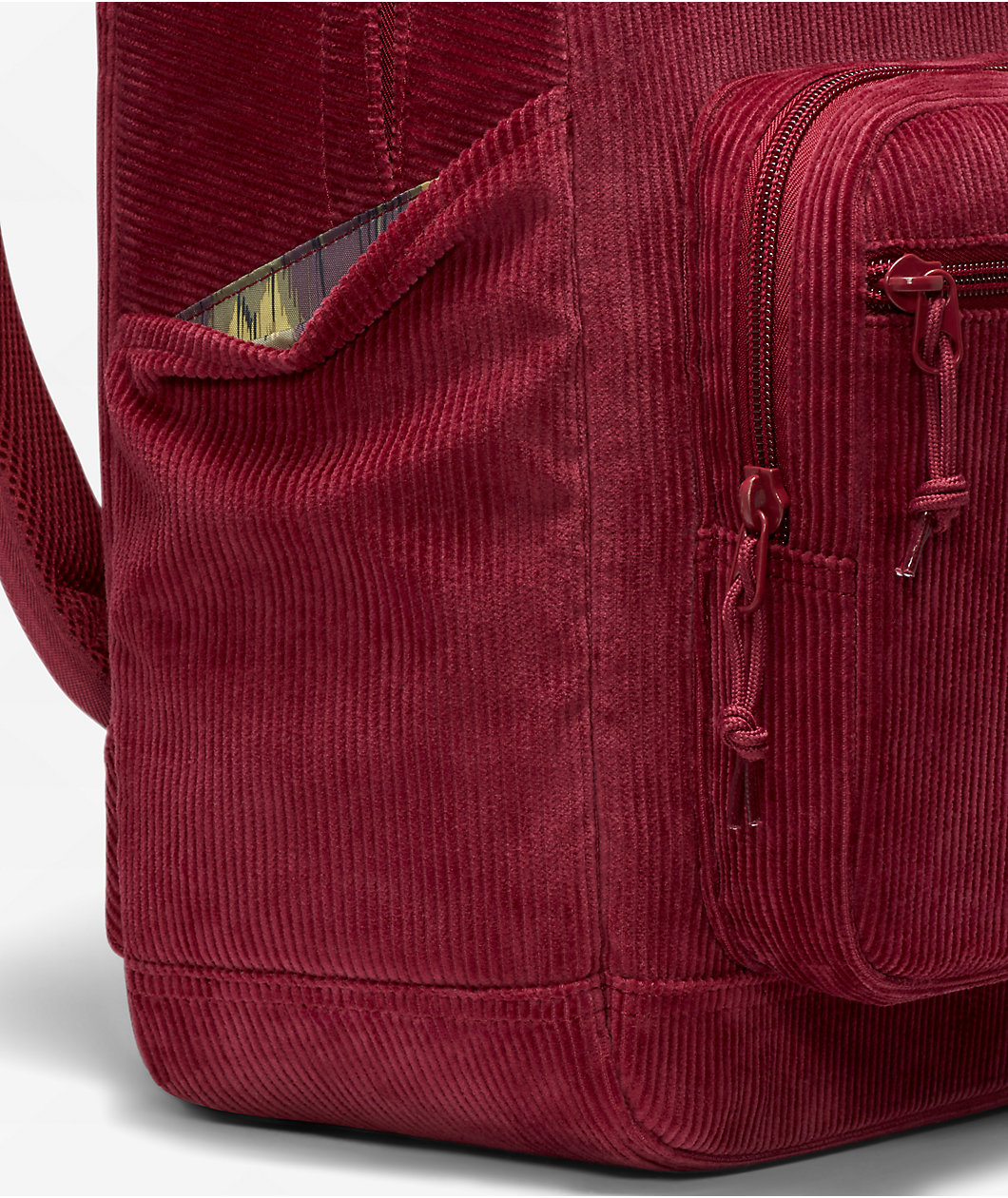 Converse x Wonka Go 2 Red Corduroy Backpack