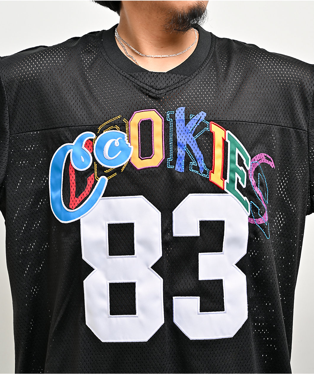 Cookies 83rd Battalion Black Mesh Football Jersey