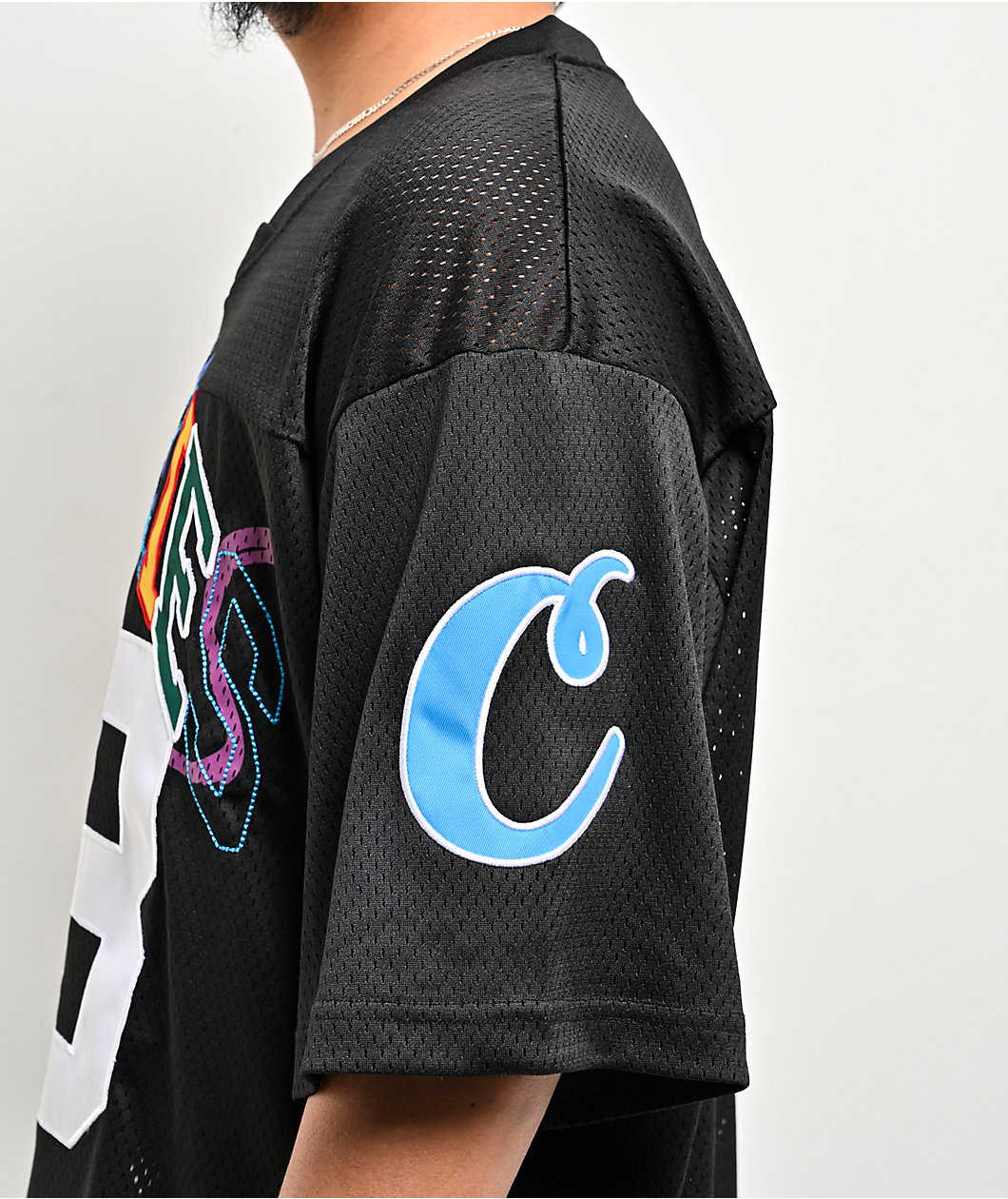 Cookies 83rd Battalion Black Mesh Football Jersey