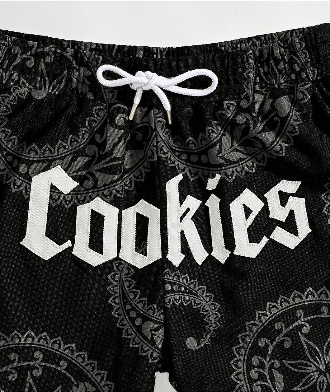 Cookies Amalfi Black Paisley Shorts